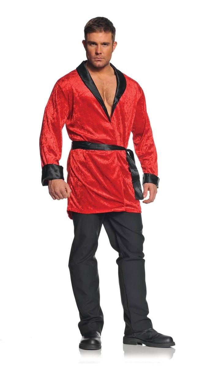 Red Smoking Jacket Adult XX-Large