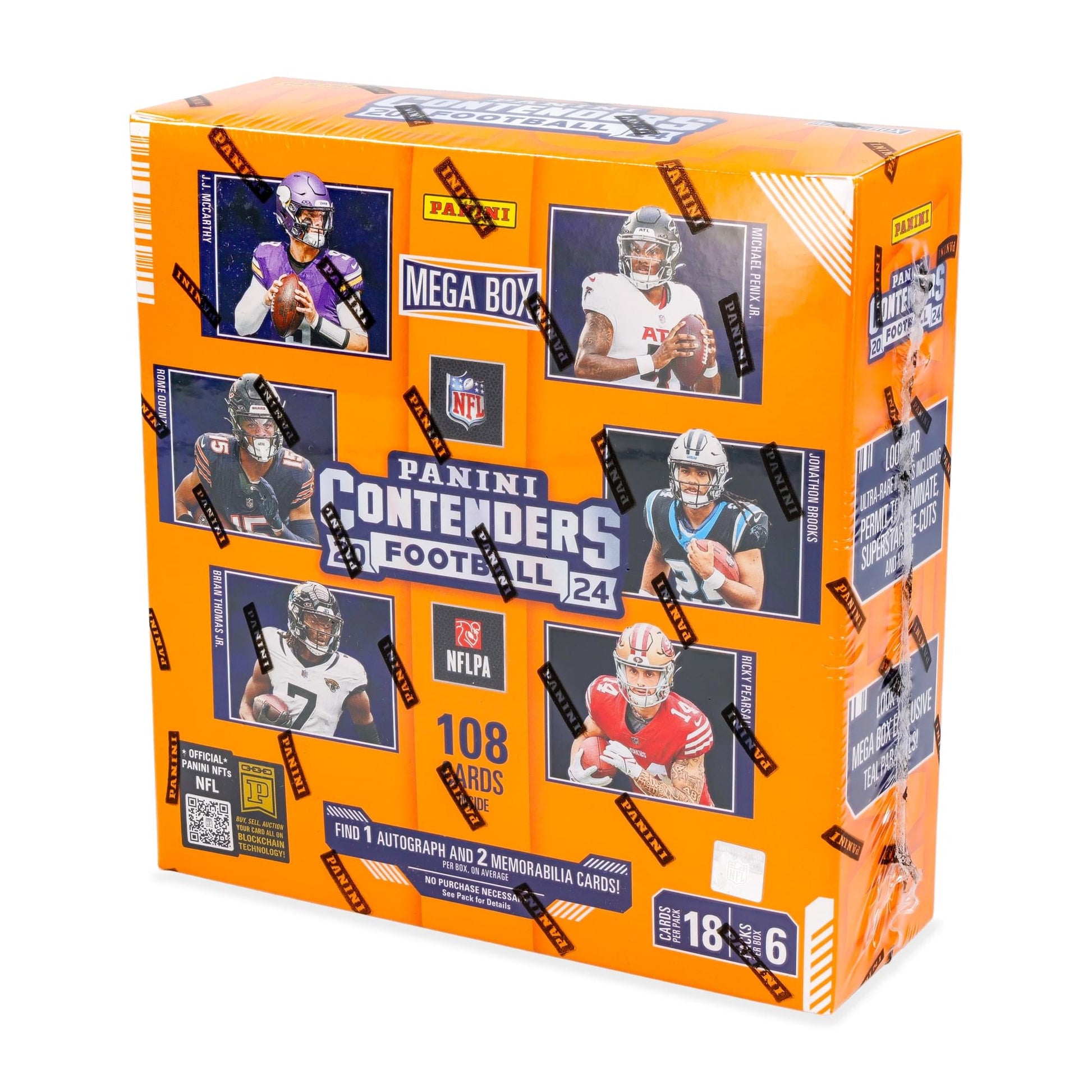 NFL 2024 Panini Contenders Football Mega Box | 6 Packs