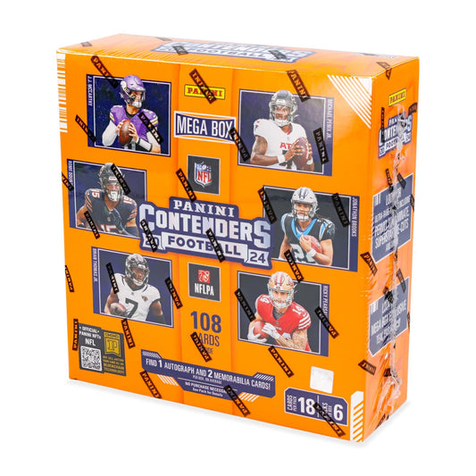 NFL 2024 Panini Contenders Football Mega Box | 6 Packs