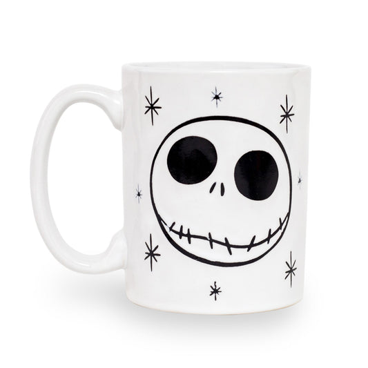 Disney The Nightmare Before Christmas Jack Skellington Face Ceramic Mug