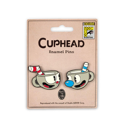 Cuphead Enamel Collector Pin 2 Pack| San Diego ComiCon 2017 Exclusive
