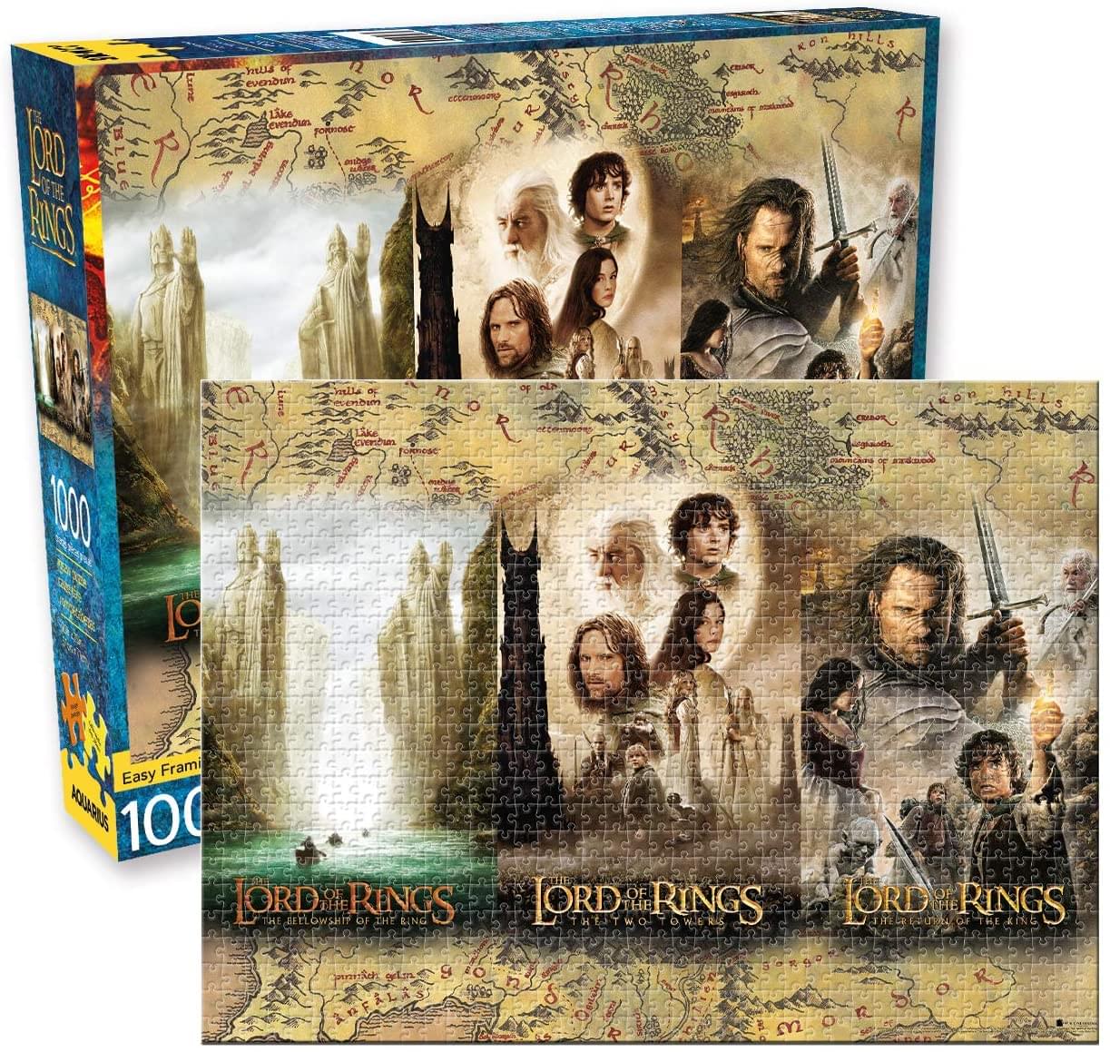 The Lord of the Rings Triptych 1000 Piece Jigsaw Puzzle