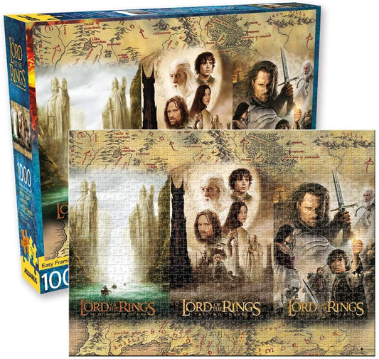 The Lord of the Rings Triptych 1000 Piece Jigsaw Puzzle