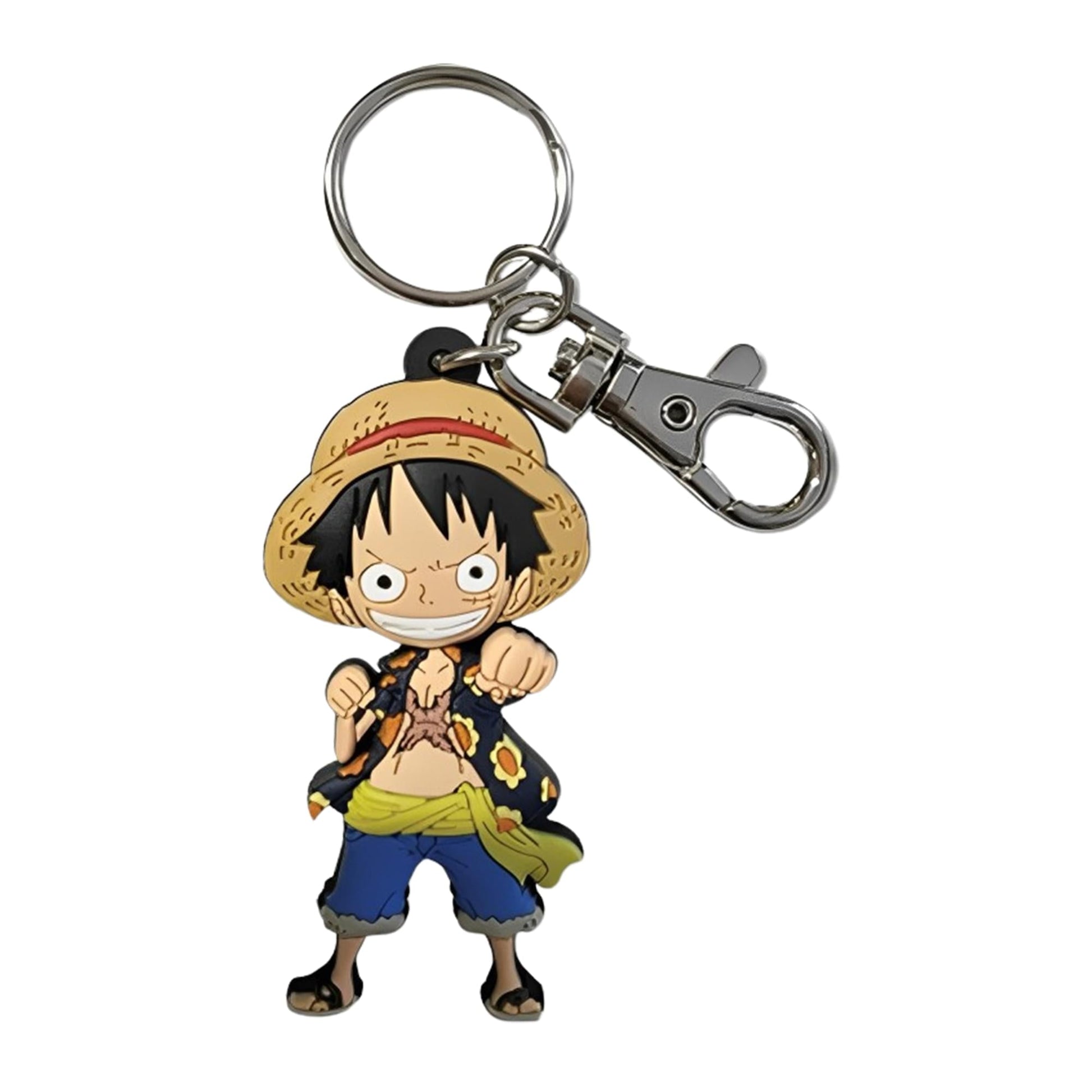 One Piece Luffy PVC Keychain