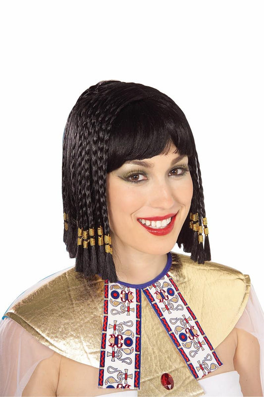 Queen Of The Nile Egyptian Cleopatra Adult Black Costume Wig