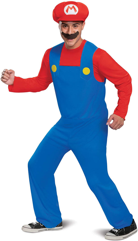 Super Mario Bros. Mario Classic Adult Costume | M (38-40)