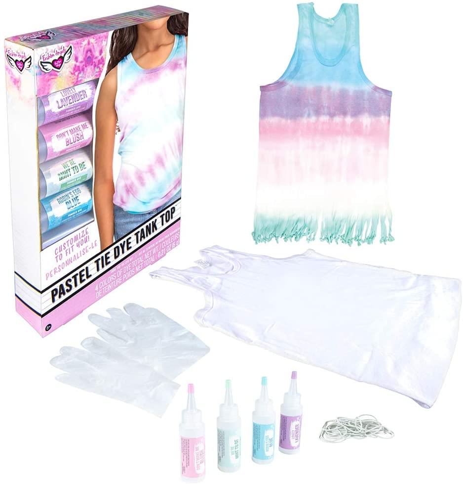 Fashion Angels Pastel Tie Dye Tank Top Kit