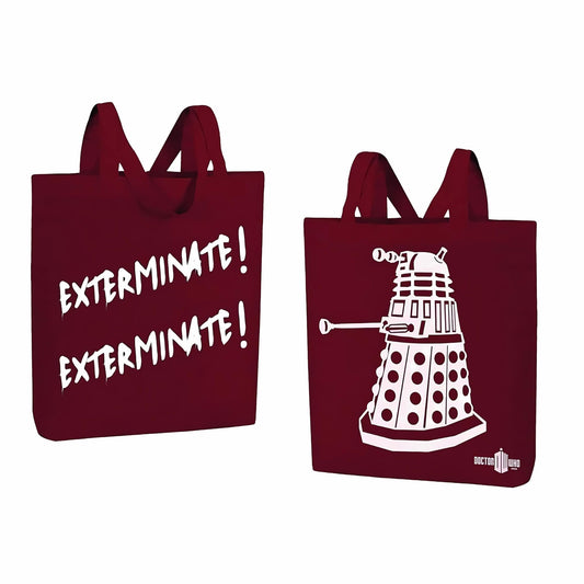 Doctor Who Dalek "Exterminate! Exterminate!" Large Tote Bag