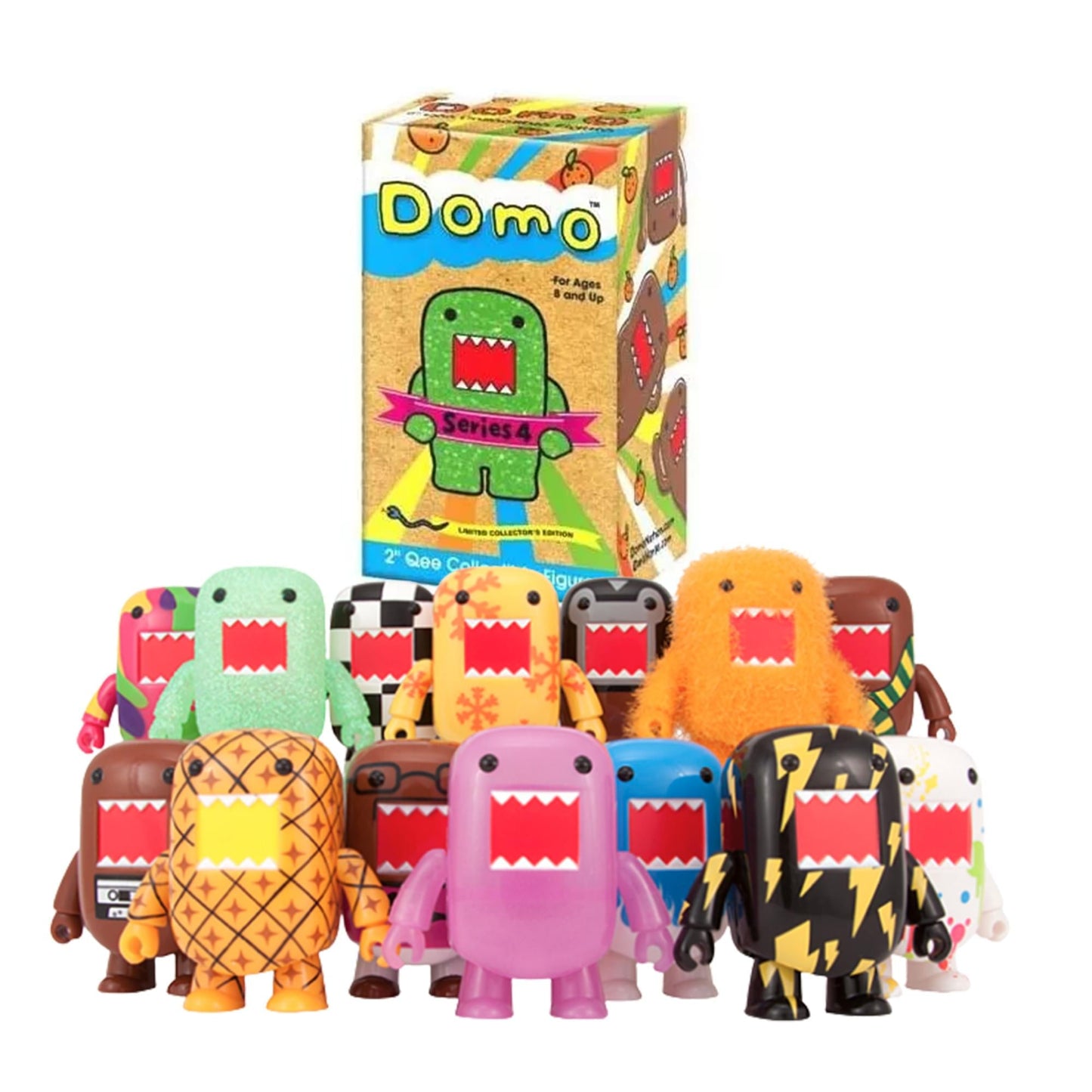 Domo 2" Qee Figure Series 4 Single Blind Box