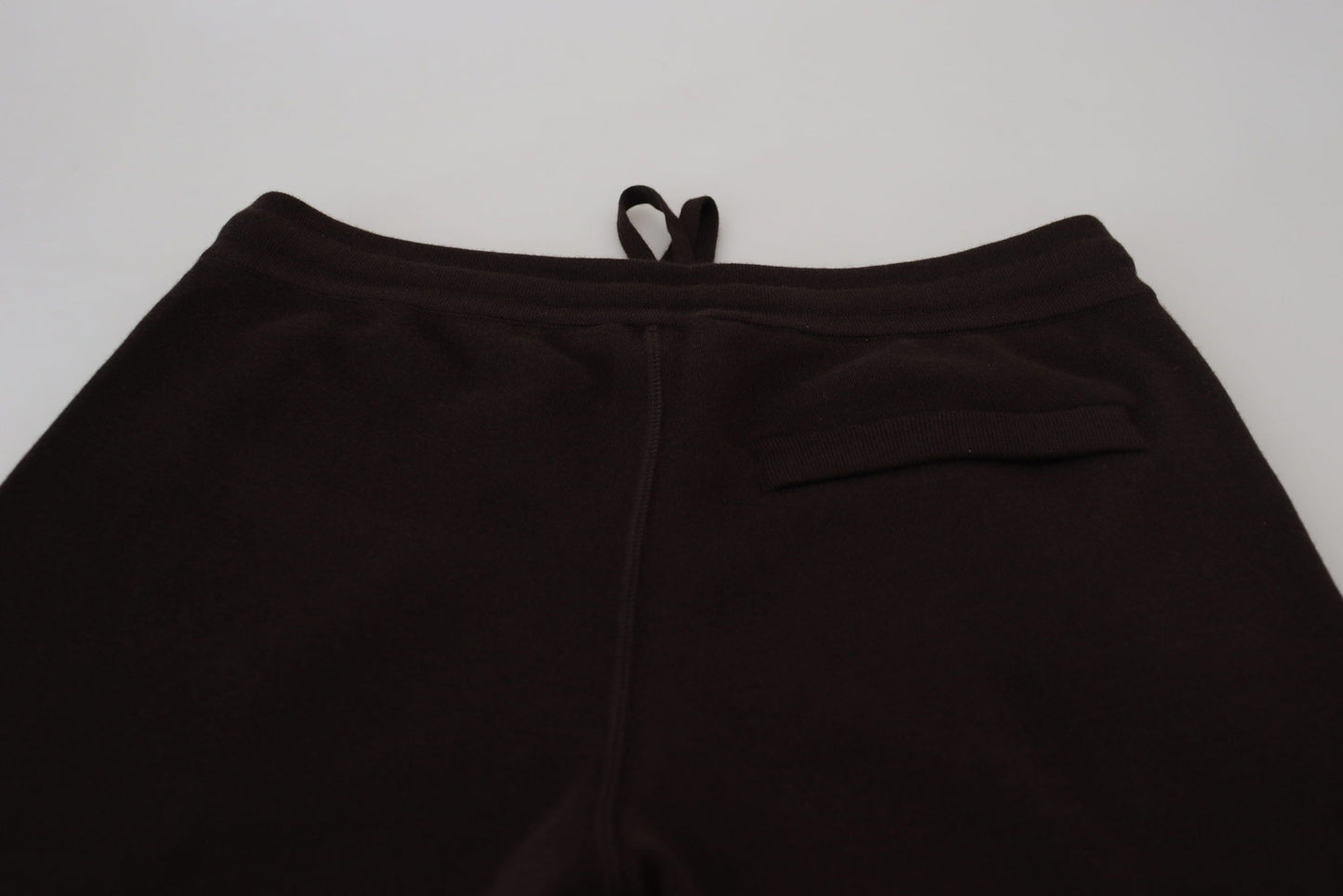 Brown Cashmere Trousers Bottoms Drawstring Pants