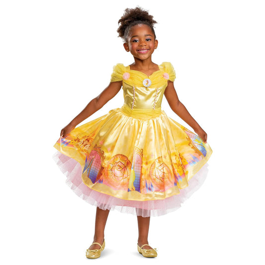 Disney Beauty and the Beast Belle Deluxe Toddler Costume | M (3T-4T)