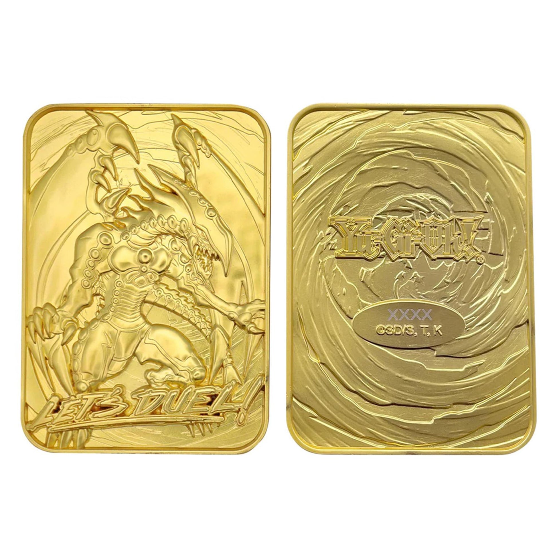 Yu-Gi-Oh! Limited Edition 24k Gold Plated Metal Card | Gandra Dragon