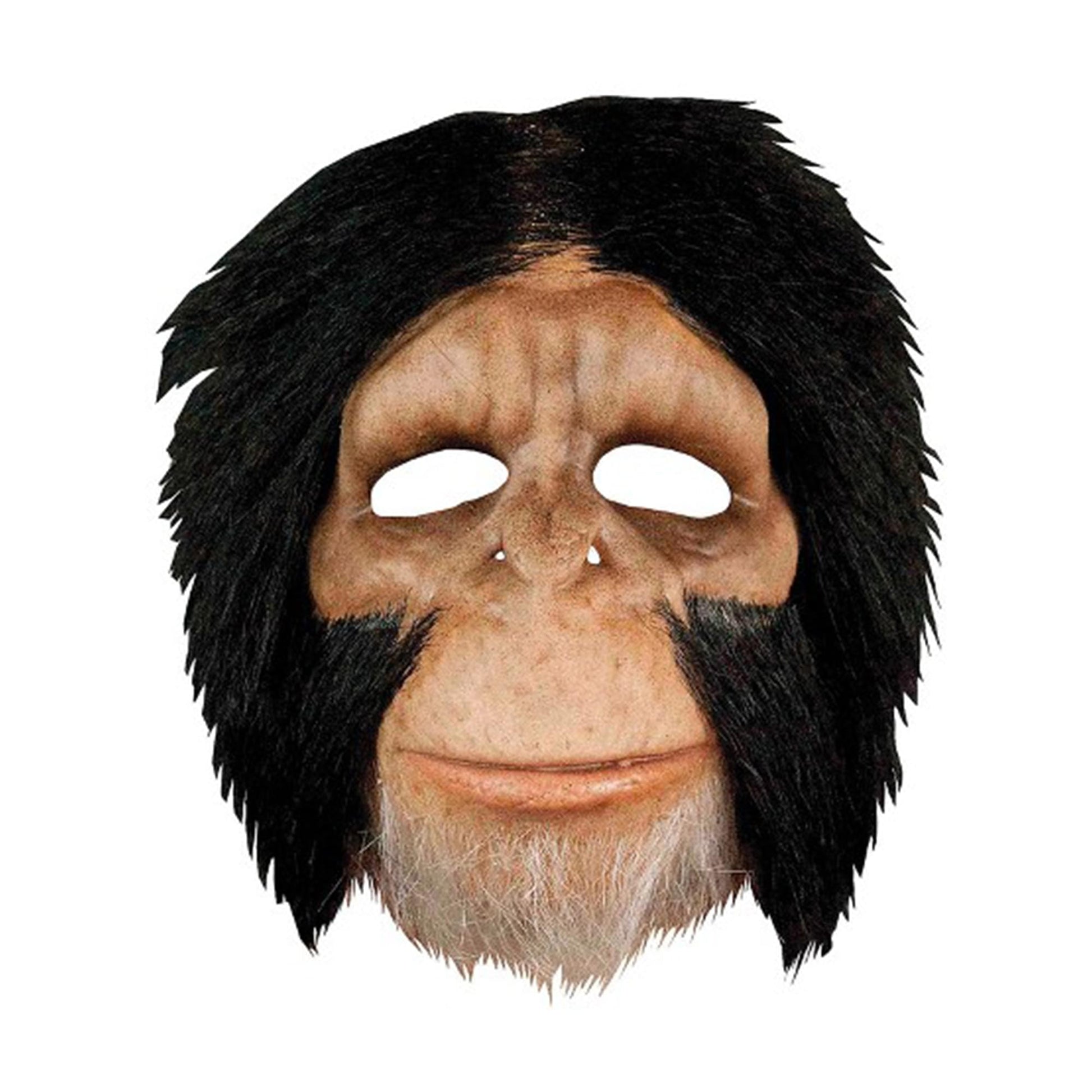 Chimpanzee Costume Half Face Mask Adult One Size