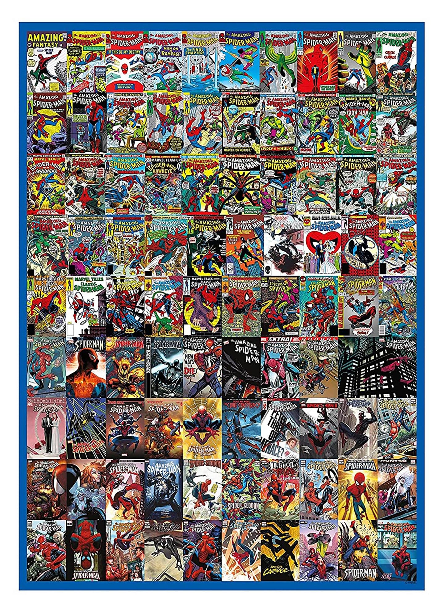 Marvel Spider-Man Covers 1000 Piece Jigsaw Puzzle