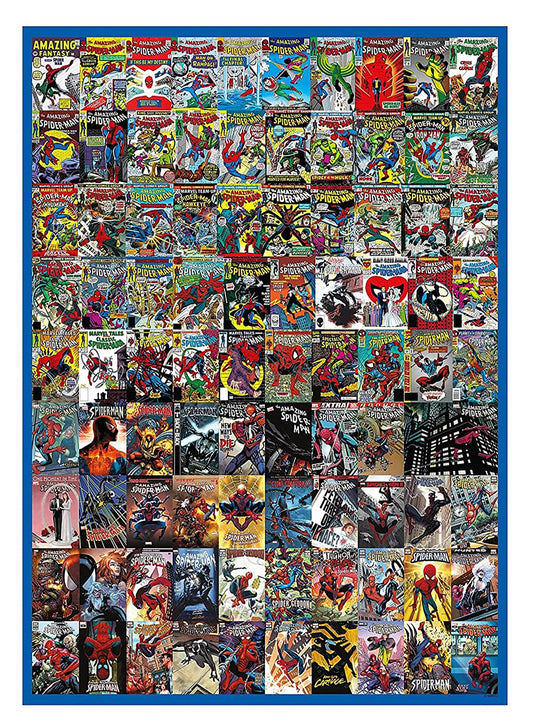 Marvel Spider-Man Covers 1000 Piece Jigsaw Puzzle