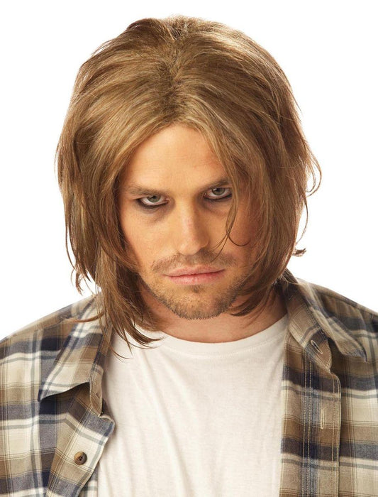 Dark Blonde Grunge Costume Wig Adult One Size