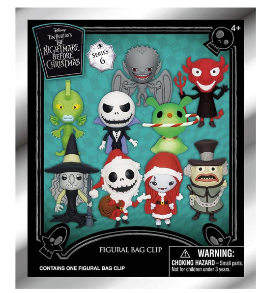 Nightmare Before Christmas Series 6 3D Foam Bag Clip | One Random