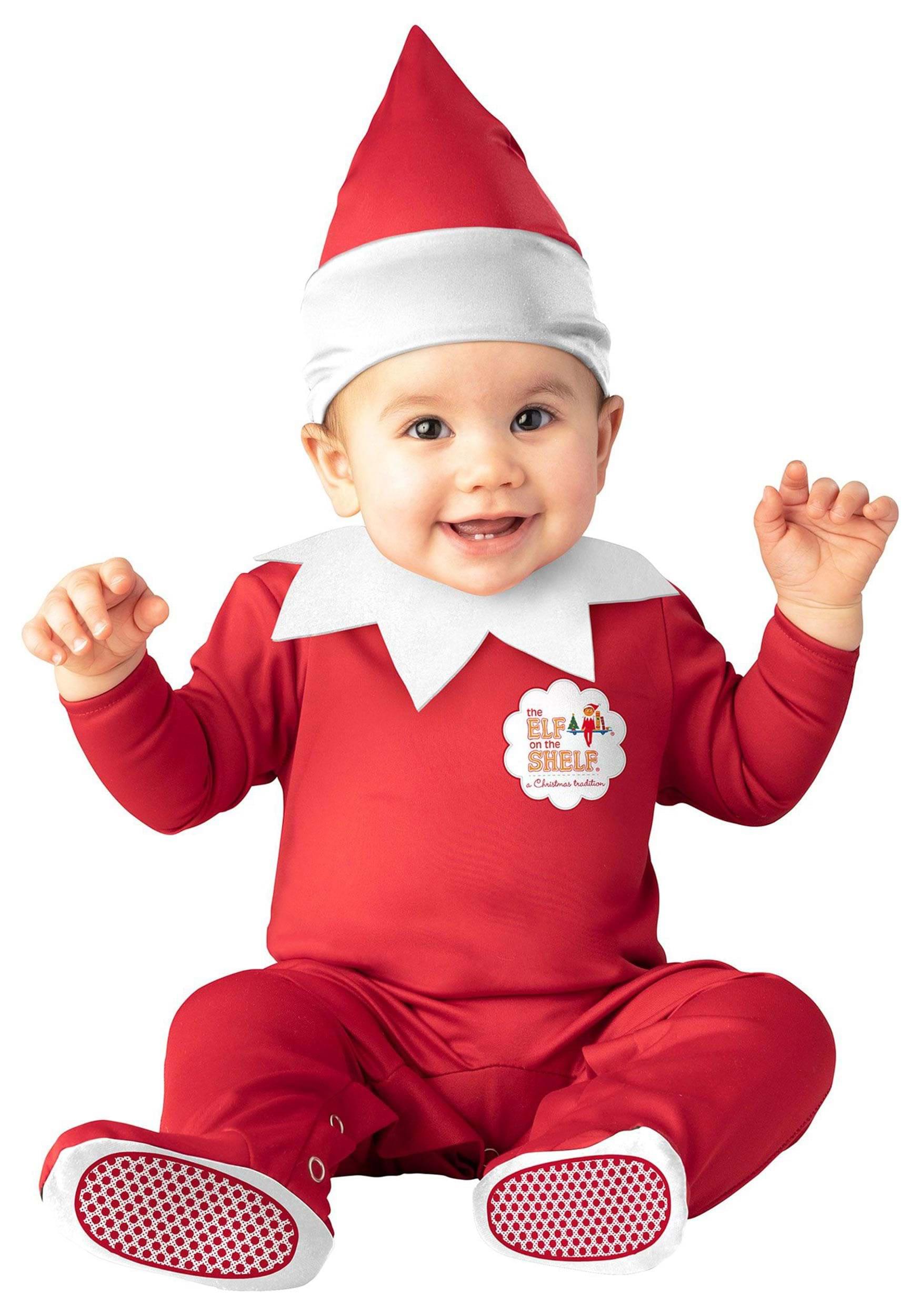 Elf On The Shelf Baby Boy Elf Infant Costume | 6-12M