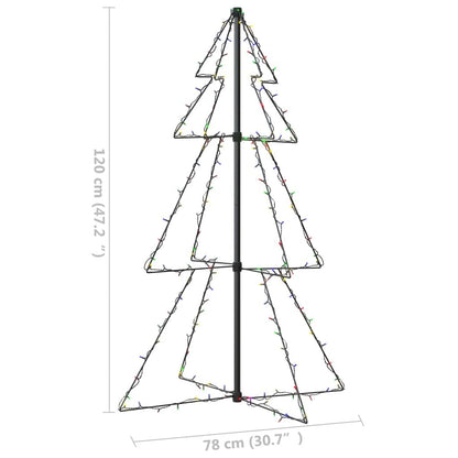 Christmas Cone Tree Colorful Metal Medium Christmas Cone Tree