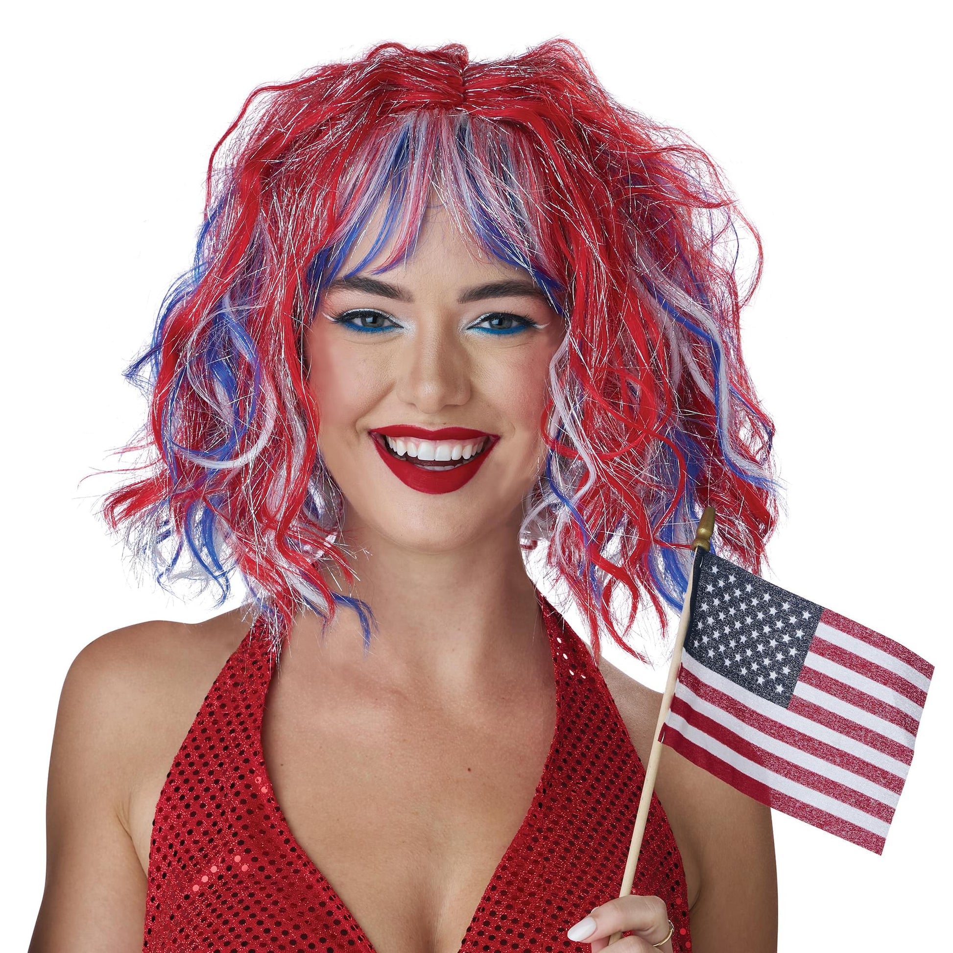 Miss Firecracker Adult Costume Wig | One Size Fits Most