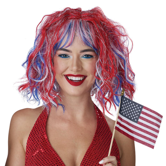 Miss Firecracker Adult Costume Wig | One Size Fits Most