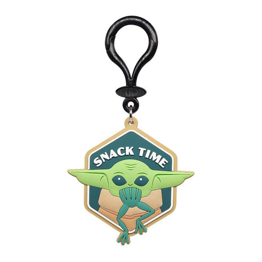 Star Wars The Mandalorian Soft Touch PVC Bag Clip | The Child Snack Time