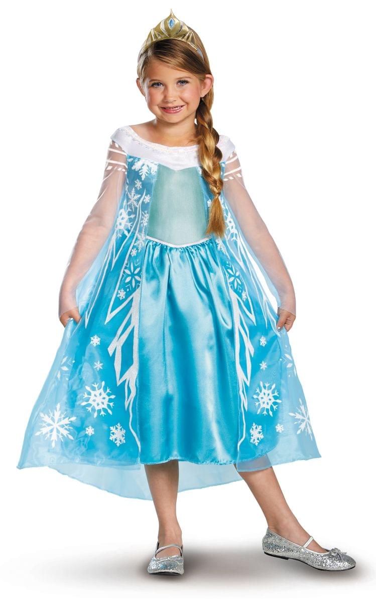Disney Frozen Deluxe Elsa Costume Child Toddler 4-6