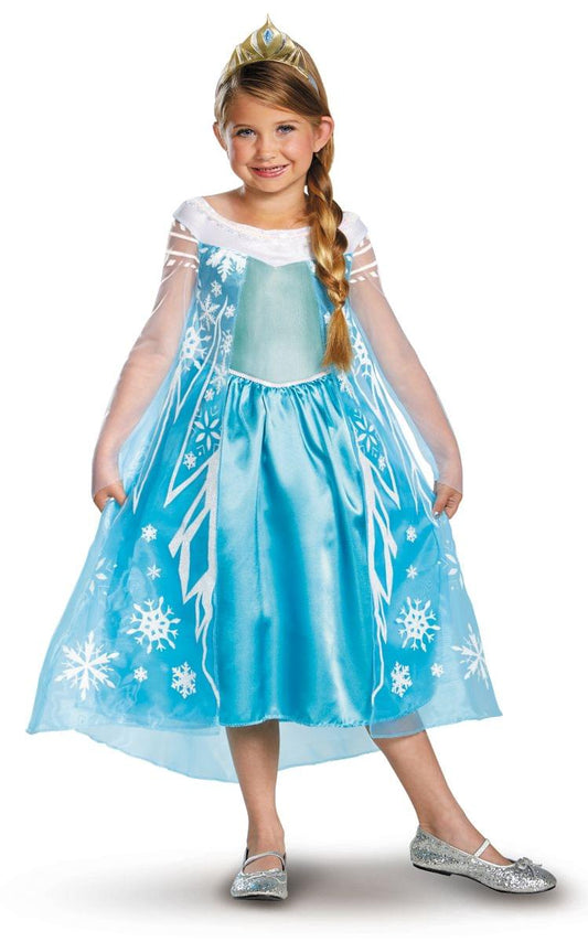 Disney Frozen Deluxe Elsa Costume Child Toddler 4-6