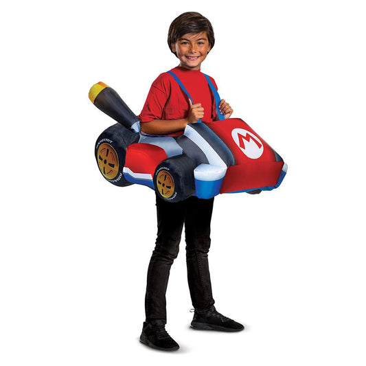 Mario Kart Mario Inflatable Child Costume | One Size