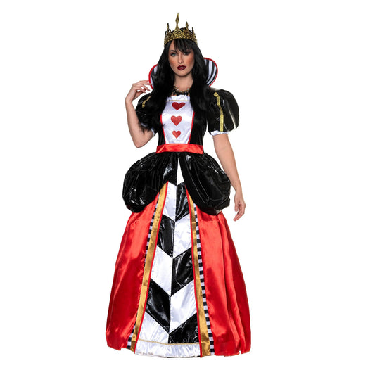 Alice in Wonderland Queen Of Hearts Adult Costume Dress | SM