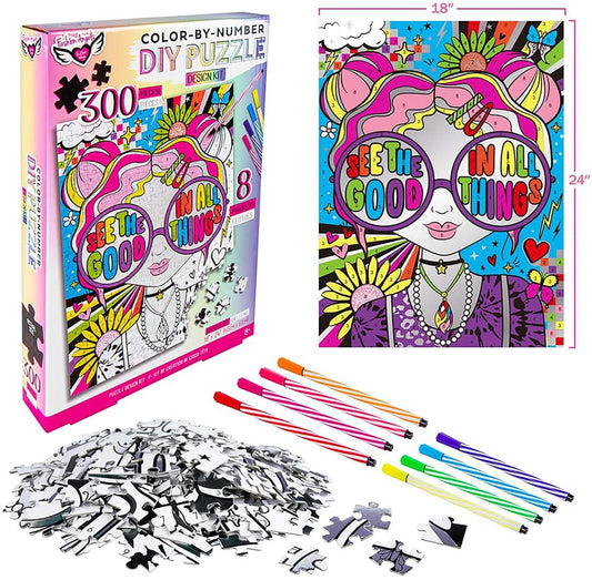 Fashion Angels See The Good Coloring Puzzle
