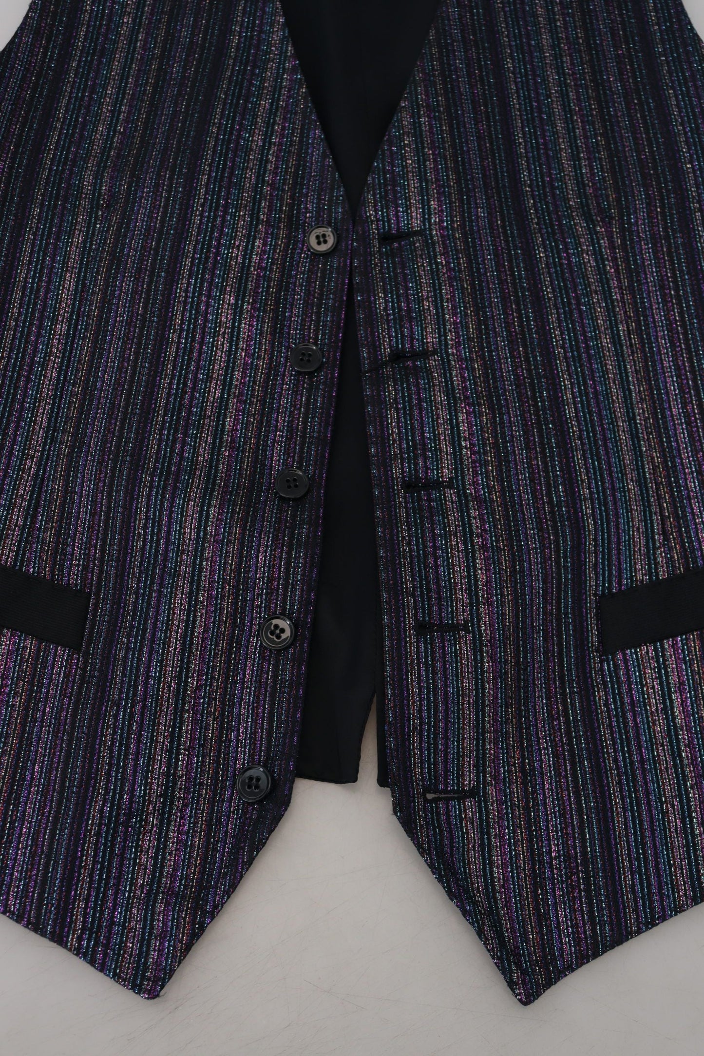 Multicolor Polyester Waistcoat Dress Formal Vest