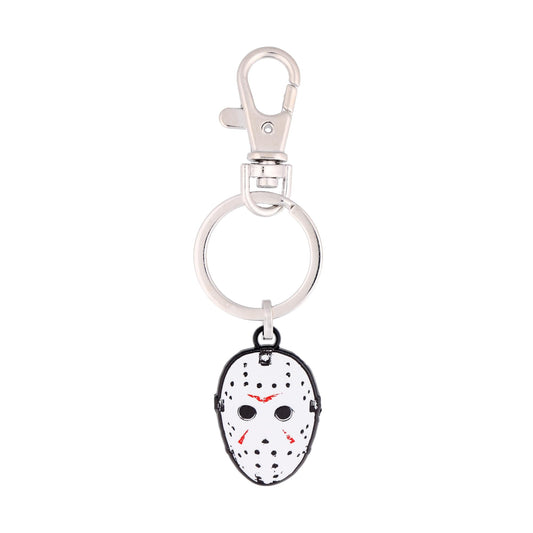 Friday The 13th Jason Voorhees Hockey Mask Enamel Keychain