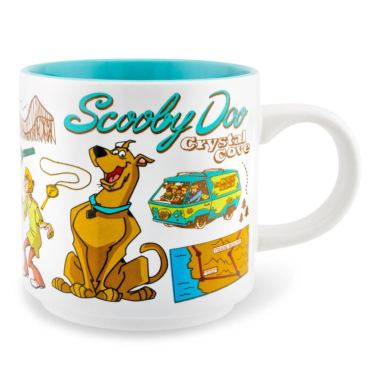 Scooby-Doo and the Gang "Crystal Cove" Ceramic Mug | Holds 13 Ounce