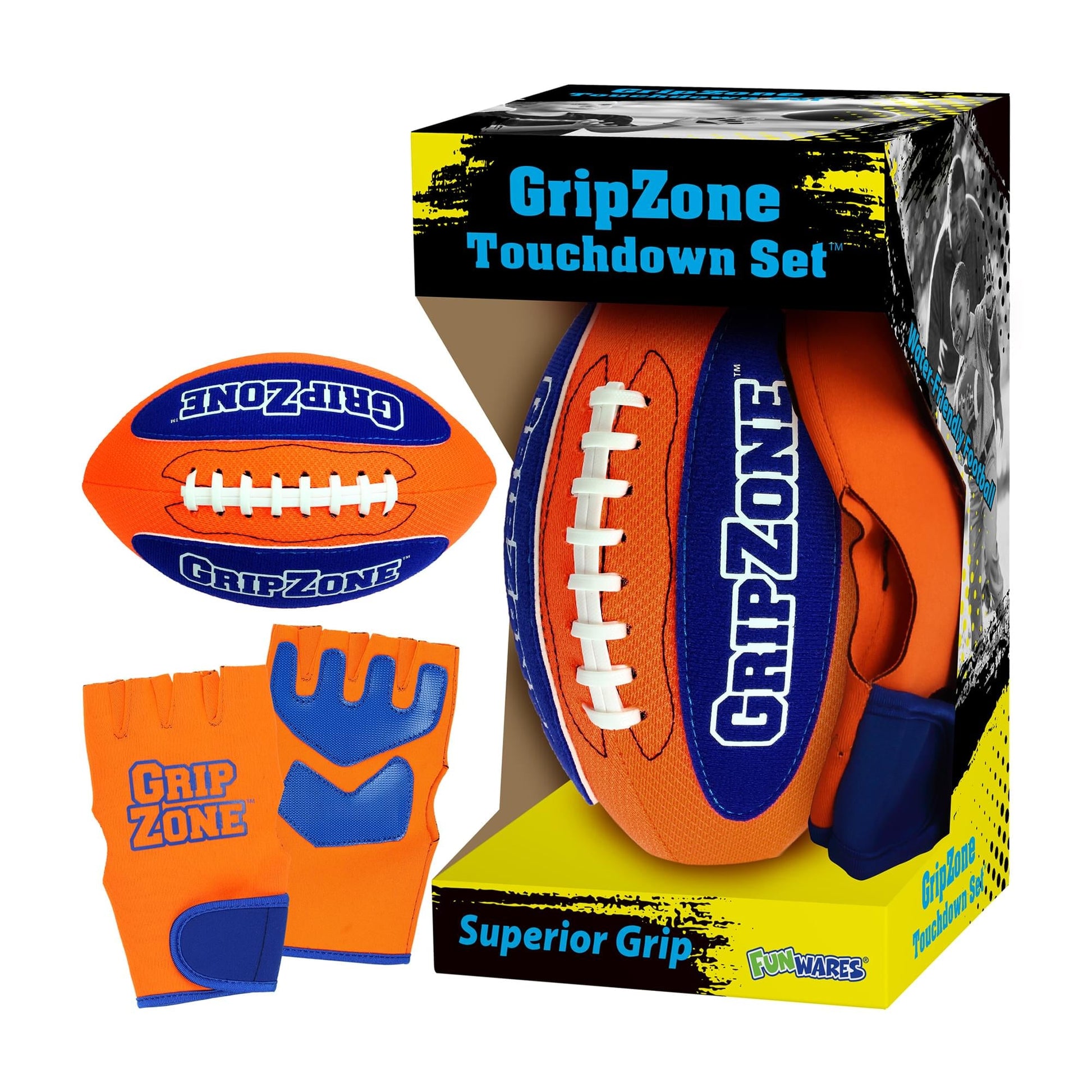 GripZone Waterproof Football Touchdown Set