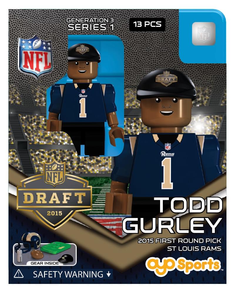 OYO Sports NFL St. Louis Rams 2015 Draft Todd Gurley G3 Mini Figure