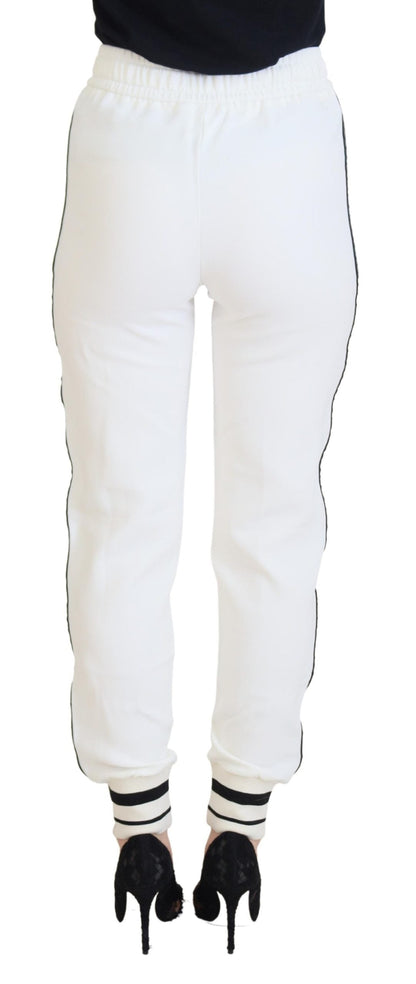 White DG Logo Sweatpants Pants