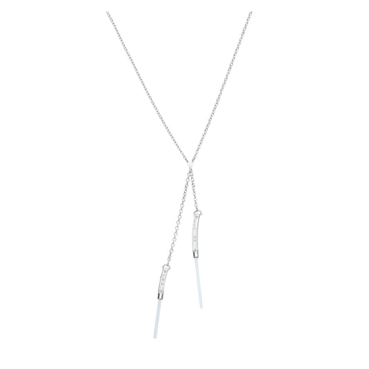 Star Wars Ahsoka Tano Double Drop Lightsaber Necklace