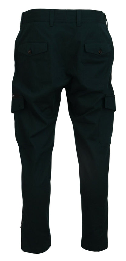 Green Cargo Cotton Stretch Jeans Pant
