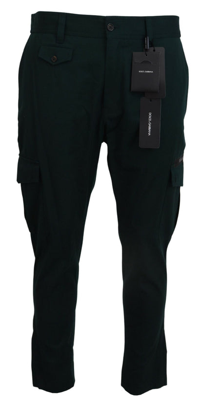 Green Cargo Cotton Stretch Jeans Pant