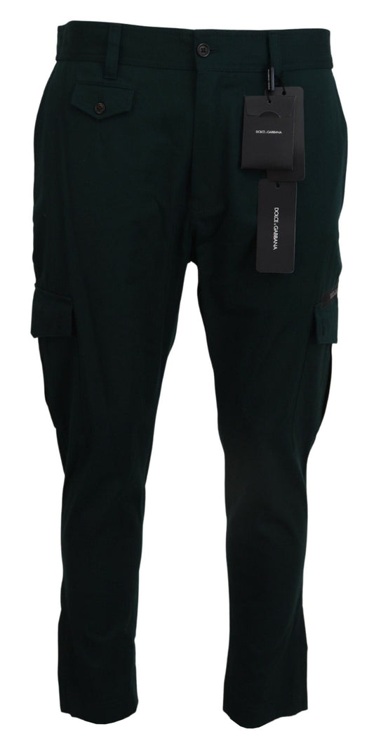 Green Cargo Cotton Stretch Jeans Pant