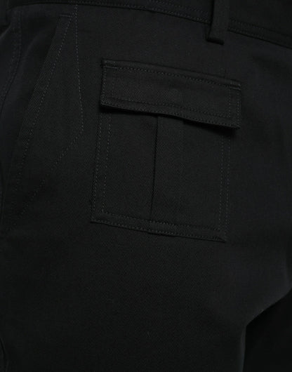 Black Gray slim Cotton Denim Jeans