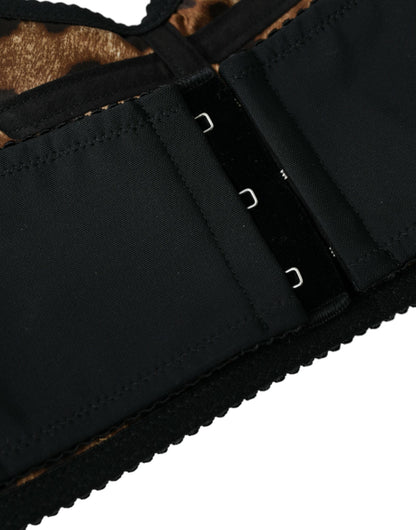 Multicolor Floral Patchwork Bustier Crop Top