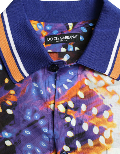 Multicolor Luminarie Print Cotton Casual Shirt