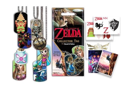 Legend of Zelda Collector Dog Tags Fun Pack | Includes 6 Unique Items