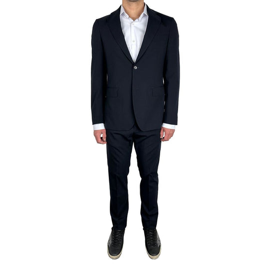Navy Wool Men's Suit