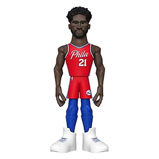 Philadelphia 76ers NBA Funko Gold 5 Inch Vinyl Figure | Joel Embiid