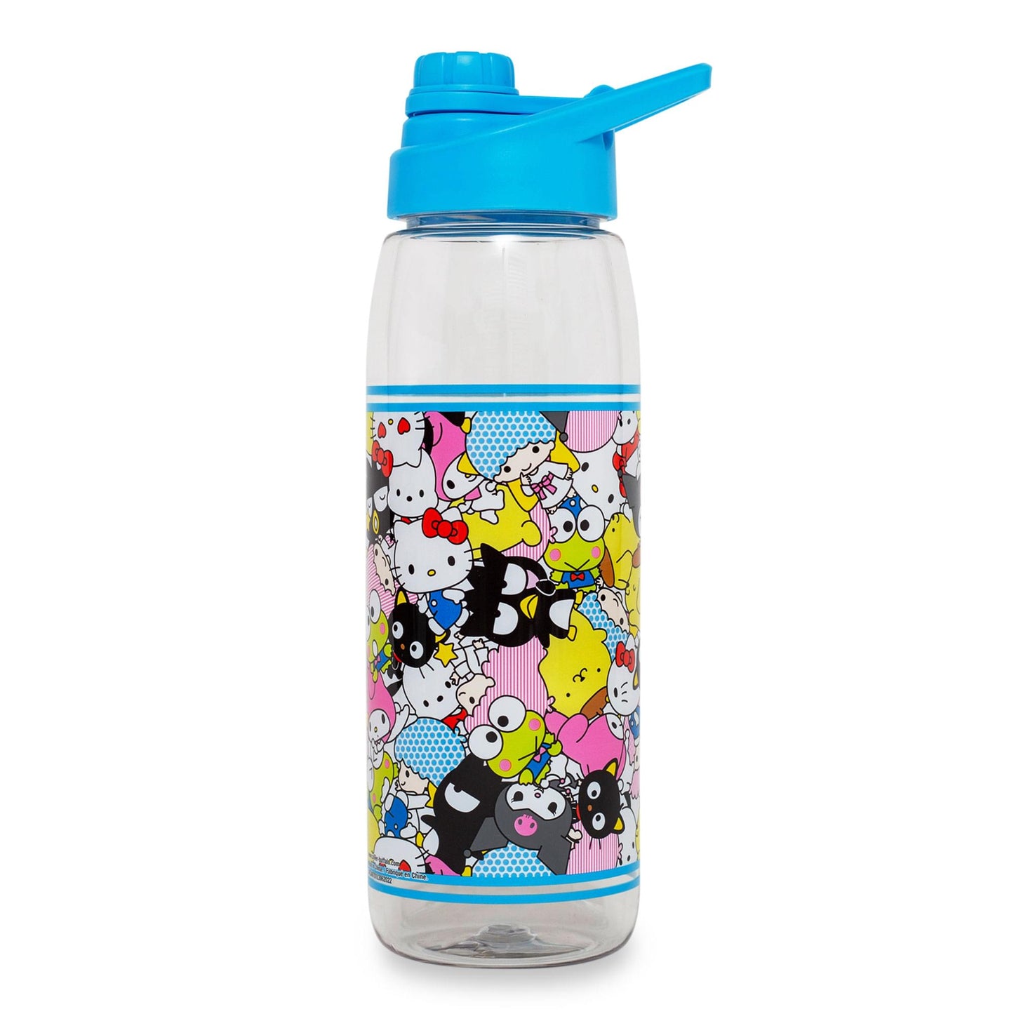 Sanrio Hello Kitty and Friends Plastic Water Bottle With Screw-Top Lid