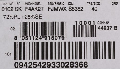 Multicolor Jacquard Straight Pencil Skirt