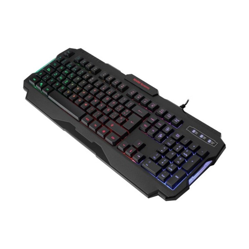 Keyboard with Gaming Mouse Mars Gaming MCP118 Black Spanish Qwerty